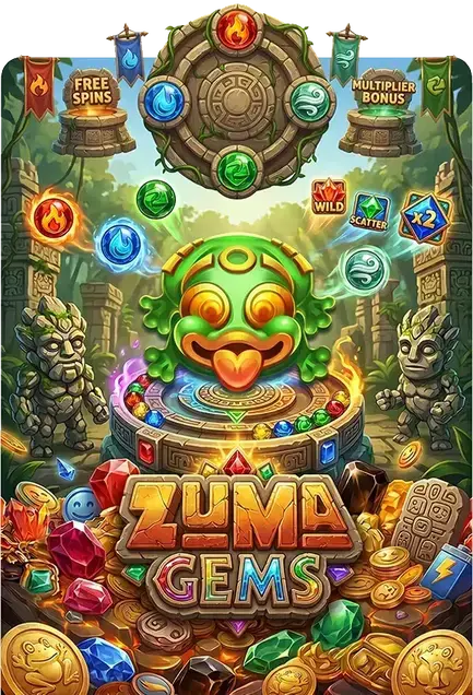 Zuma Gems จาก YGR สล็อตYGR