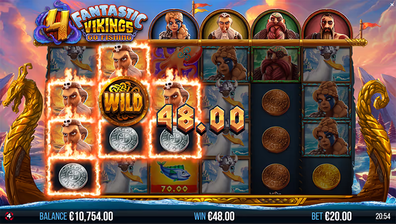 4 Fantastic Vikings Go Fishing -YGGDRASIL-THEP1688