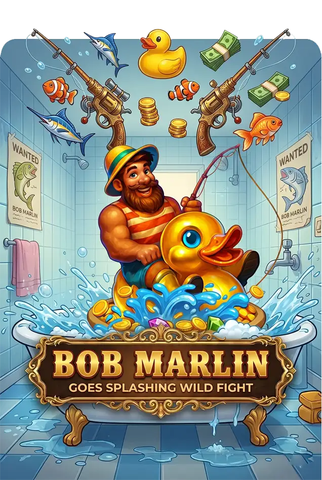 BOB MARLIN GOES SPLASHING WILD FIGHT