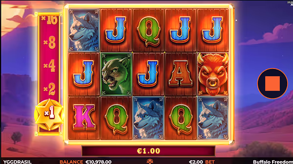 BUFFALO FREEDOM DOUBLEMAX YGGDRASIL GAMING สล็อตYGGDRASIL GAMINGWILDFIGHT RUSHINGWILDS