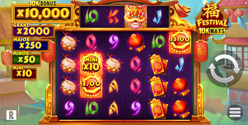 Festival 10K Ways YGGDRASIL GAMING สล็อตYGGDRASILGAMING สล็อตYGGDRASIL
