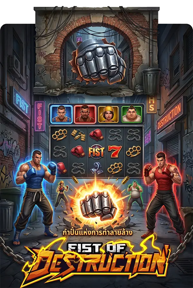 Fist of Destruction ค่าย Hacksaw Gaming เทพ1688 Thep1688
