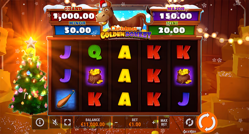 Golden Donkey XMAS - YGGDRASIL GAMING-YGGDRASIL- THEP1688
