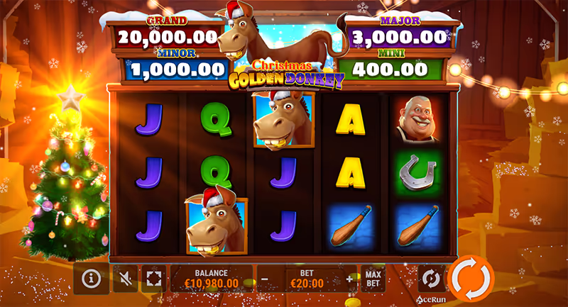 Golden Donkey XMAS - YGGDRASIL GAMING-YGGDRASIL- THEP1688