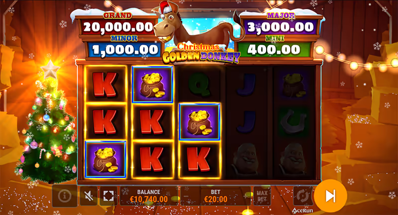 Golden Donkey XMAS - YGGDRASIL GAMING-YGGDRASIL- THEP1688