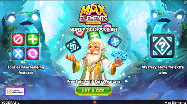 MAX ELEMENTS GIGABLOX YGGDRASIL GAMING สล็อตYGGDRASIL GAMINGWILDFIGHT RUSHINGWILDS