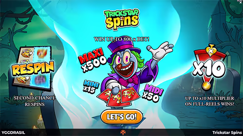 TRICKSTAR SPINS YGGDRASIL GAMING สล็อตYGGDRASIL GAMINGWILDFIGHT RUSHINGWILDS