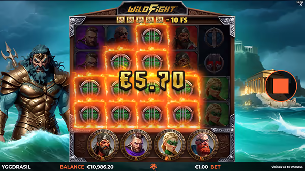 VIKINGS GO TO OLYMPUS YGGDRASIL GAMING สล็อตYGGDRASIL GAMINGWILDFIGHT RUSHINGWILDS