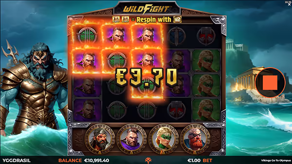 VIKINGS GO TO OLYMPUS YGGDRASIL GAMING สล็อตYGGDRASIL GAMINGWILDFIGHT RUSHINGWILDS