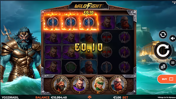 VIKINGS GO TO OLYMPUS YGGDRASIL GAMING สล็อตYGGDRASIL GAMINGWILDFIGHT RUSHINGWILDS