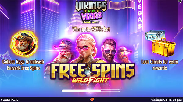 VIKINGS GO TO VEGAS WILD FIGHT สล็อตyggdrasil yggdrasil ค่ายyggdrasil gaming