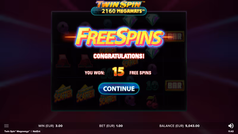 Twin Spin Megaways