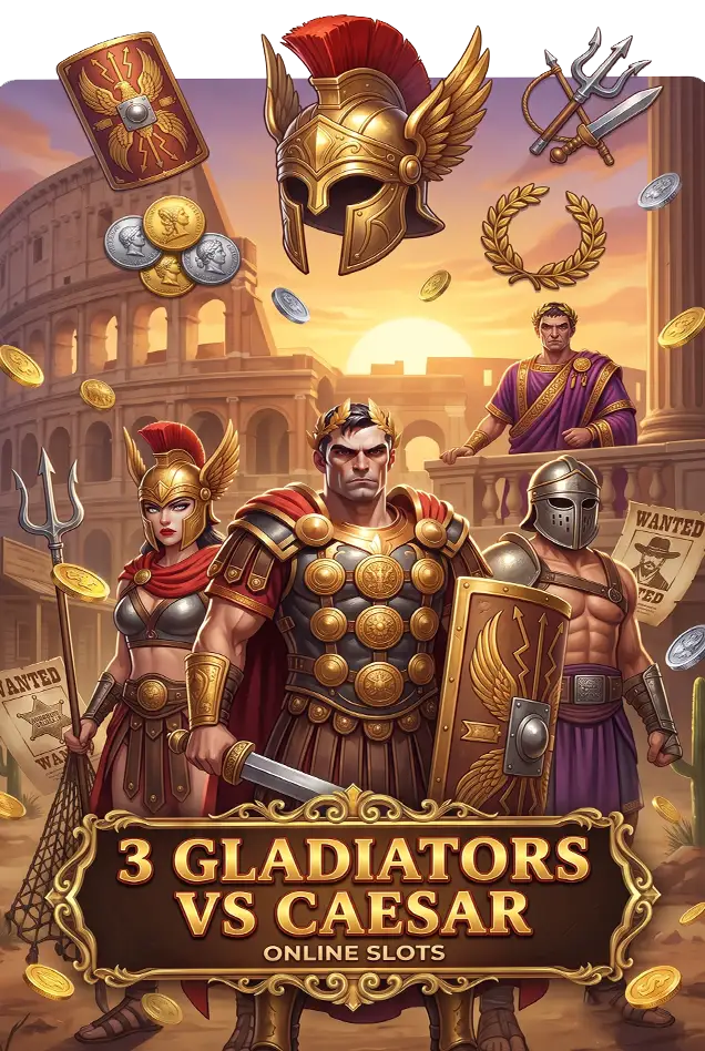 3 GLADIATORS VS CAESAR