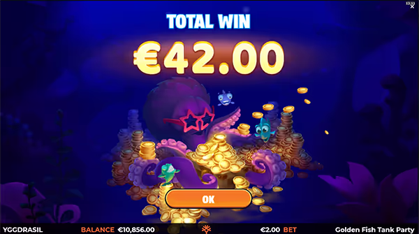 GOLDEN FISH TANK PARTY จาก YGGDRASIL GAMING สล็อตYGGDRASIL