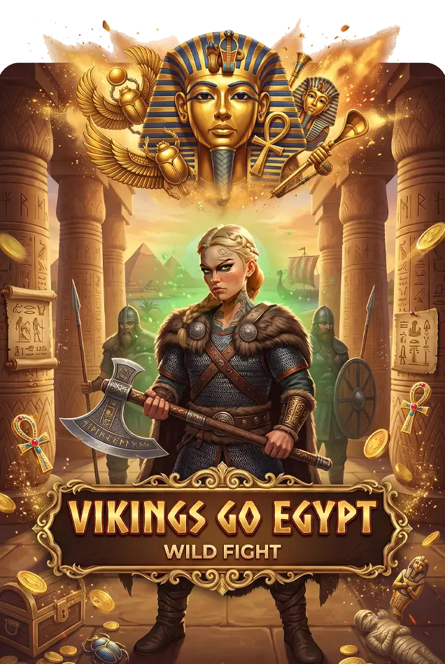 VIKINGS GO TO EGYPT WILD FIGHT