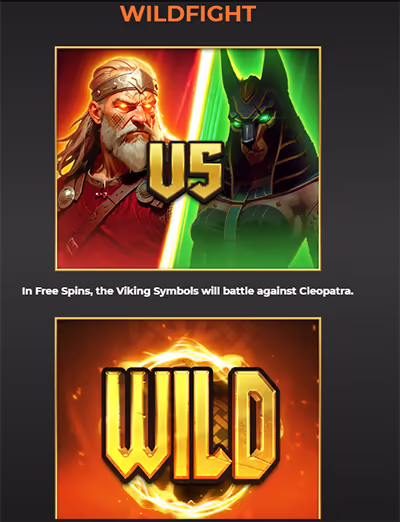 VIKINGS GO TO EGYPT WILD FIGHT จาก YGGDRASIL GAMING สล็อตYGGDRASIL